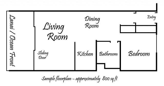One and Two Bedroom Suites layout